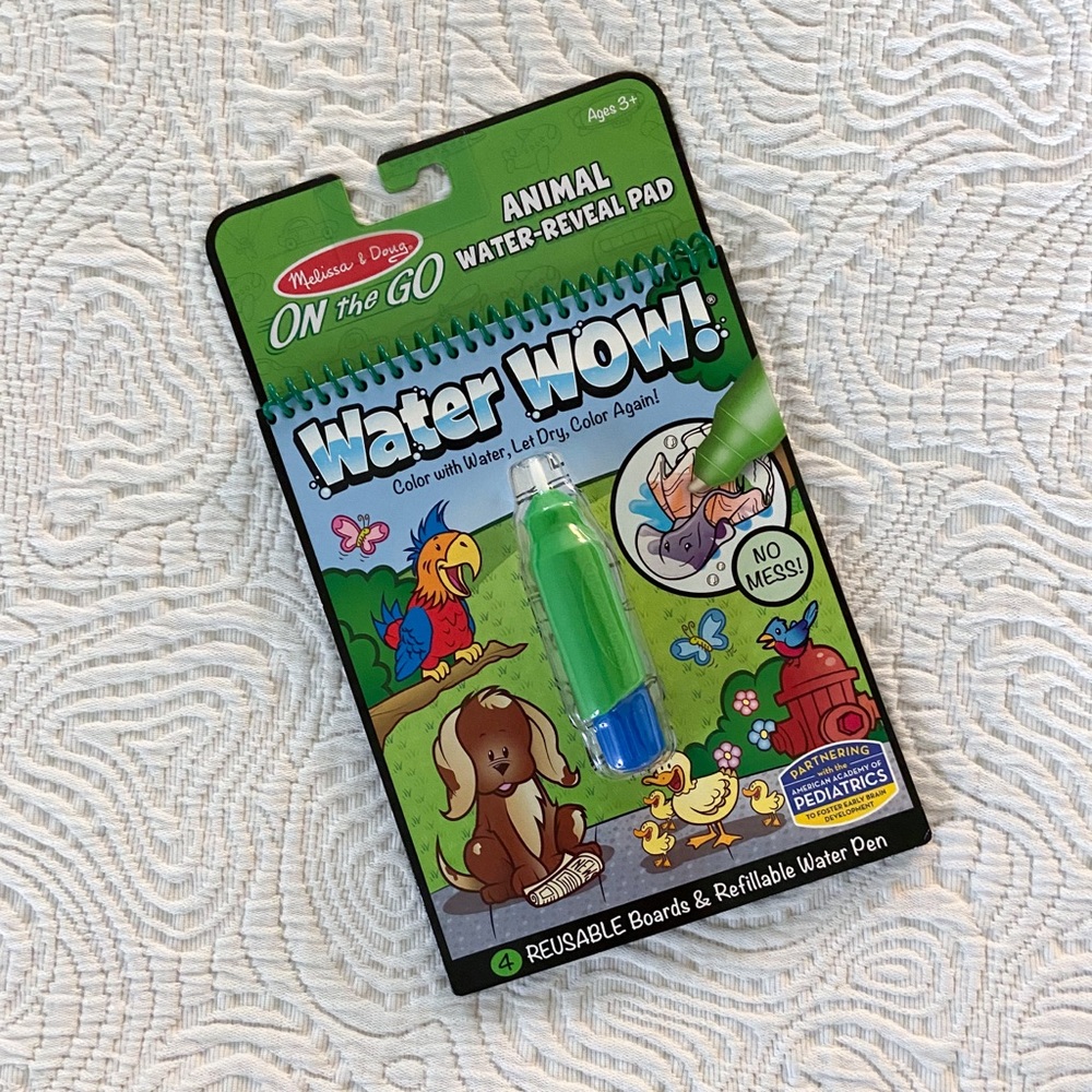 Melissa & Doug Animal Water Wow Activity Book
